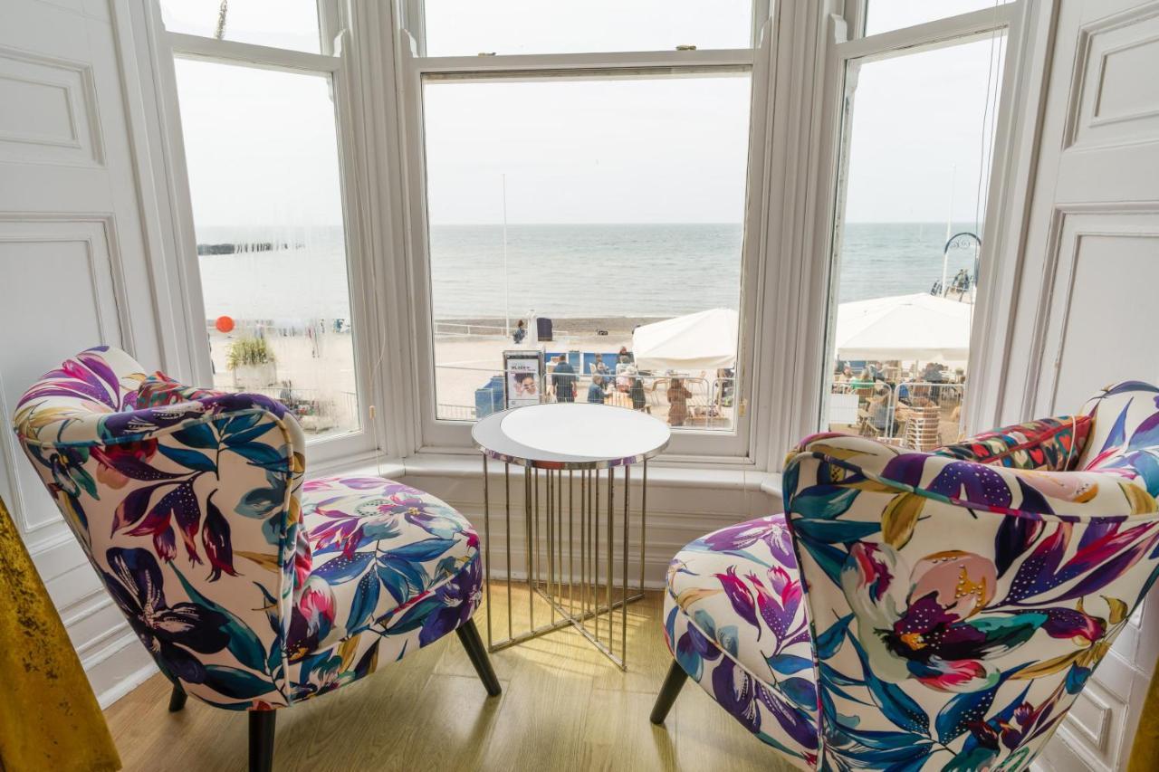 Sea view Ar Lan y Mor LUXURY APARTMENT Aberystwyth Exterior foto