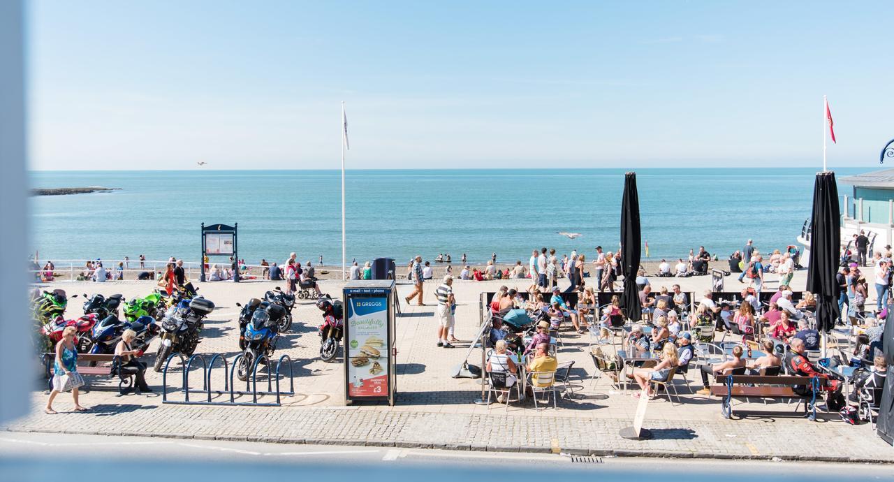 Sea view Ar Lan y Mor LUXURY APARTMENT Aberystwyth Exterior foto